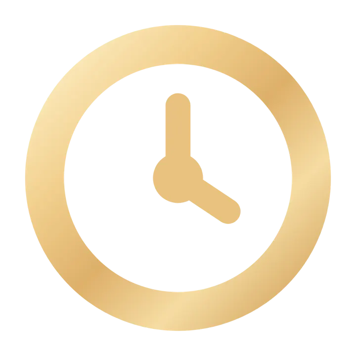 The Timefolk clock mark in gold
